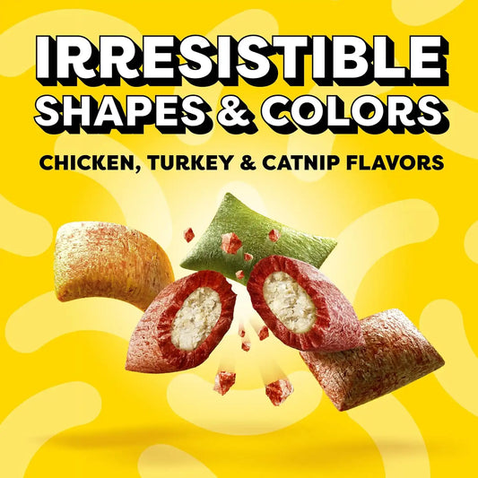 Temptations ShakeUps Crunchy Cat Treats, Clucky Carnival, 2.47oz, 12 Pack