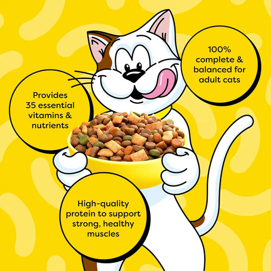 Temptations Adult Dry Cat Food, Seafood Medley Flavor, 6.3 lb